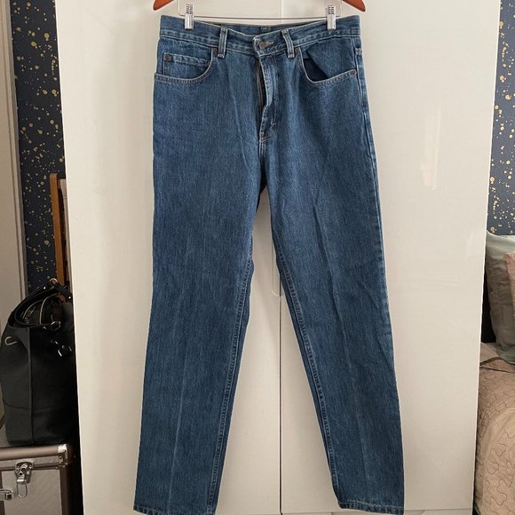 Kirkland Signature Straight Leg Jeans Men's 32x32 Blue Medium Wash 5-Pocket - Picture 1 of 3